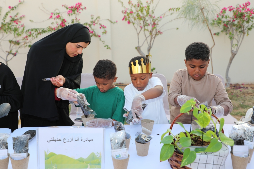 Sustainable gardening practices were part of the 'I Grow My Garden' workshop for children