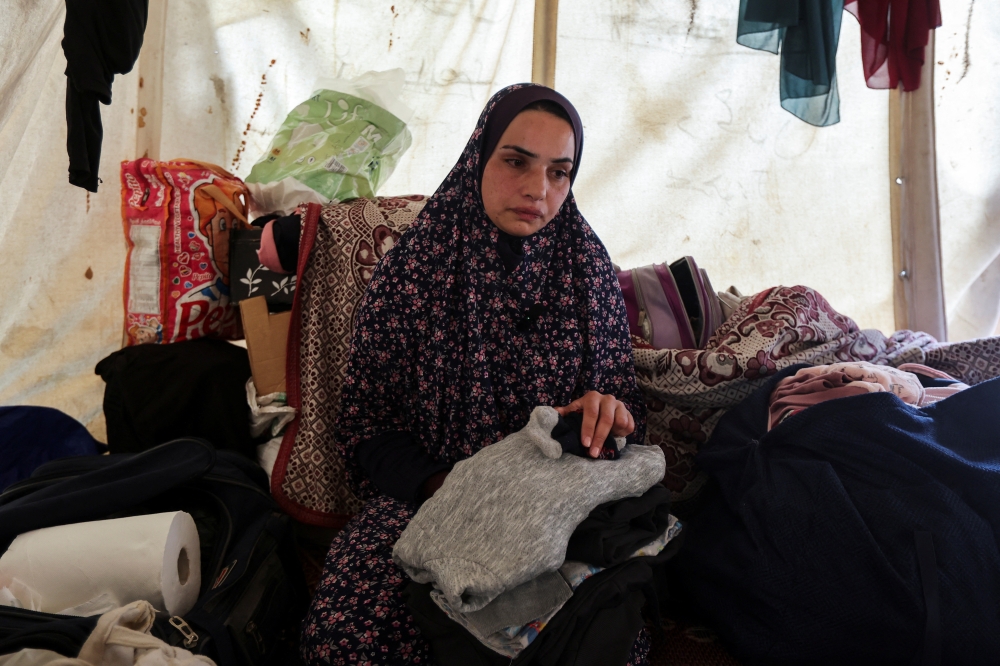 Asmaa, a Palestinian mother