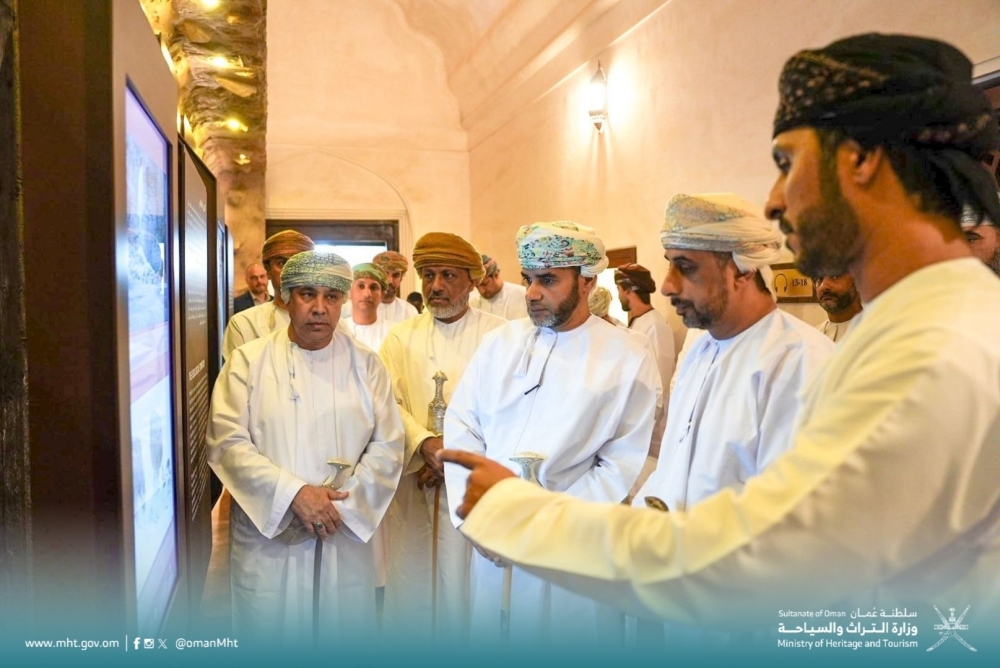 MoHT inaugurated the Omani Geological Heritage Exhibition under the theme 'Sustainability and Job Opportunities' in Rustaq