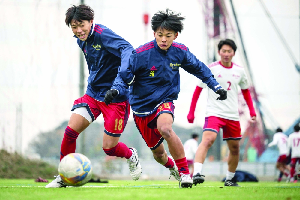 Japan's popular school football scene
