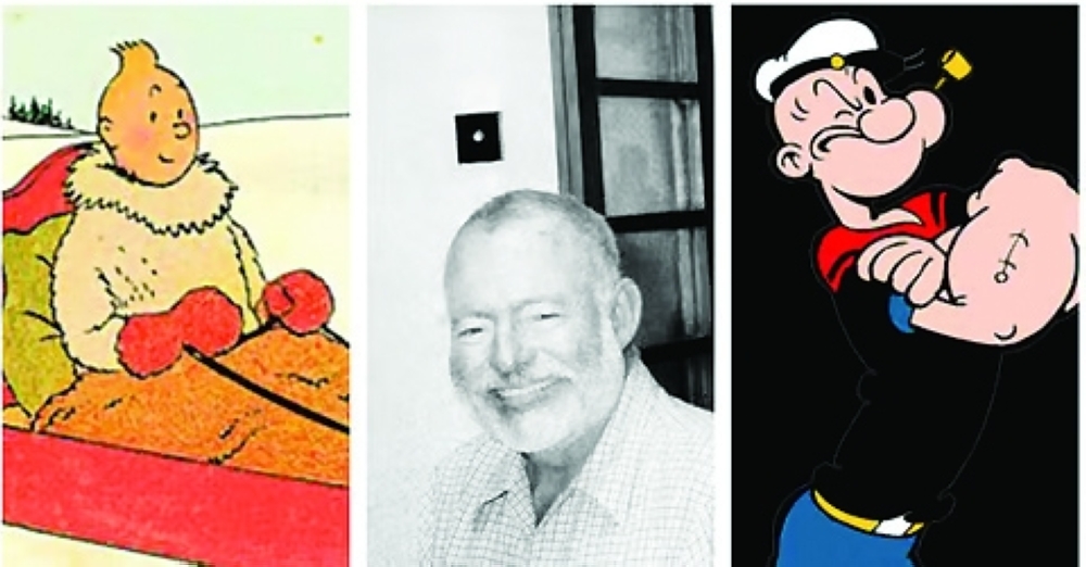 Tintin, Popeye, Hemingway among US copyrights expiring in 2025