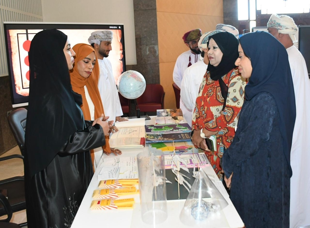 A special exhibition was organised by the Ministry along with the Al Noor Association for the Blind