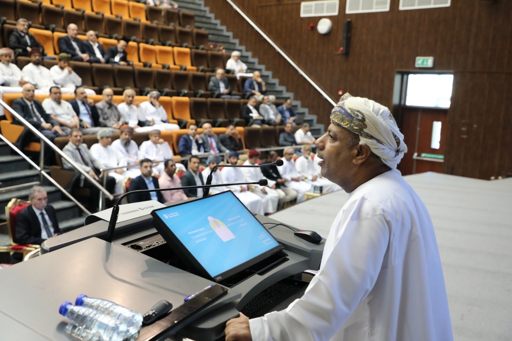 Staff development week commenced with a presentation by Dr Hamdan Al Fazari
