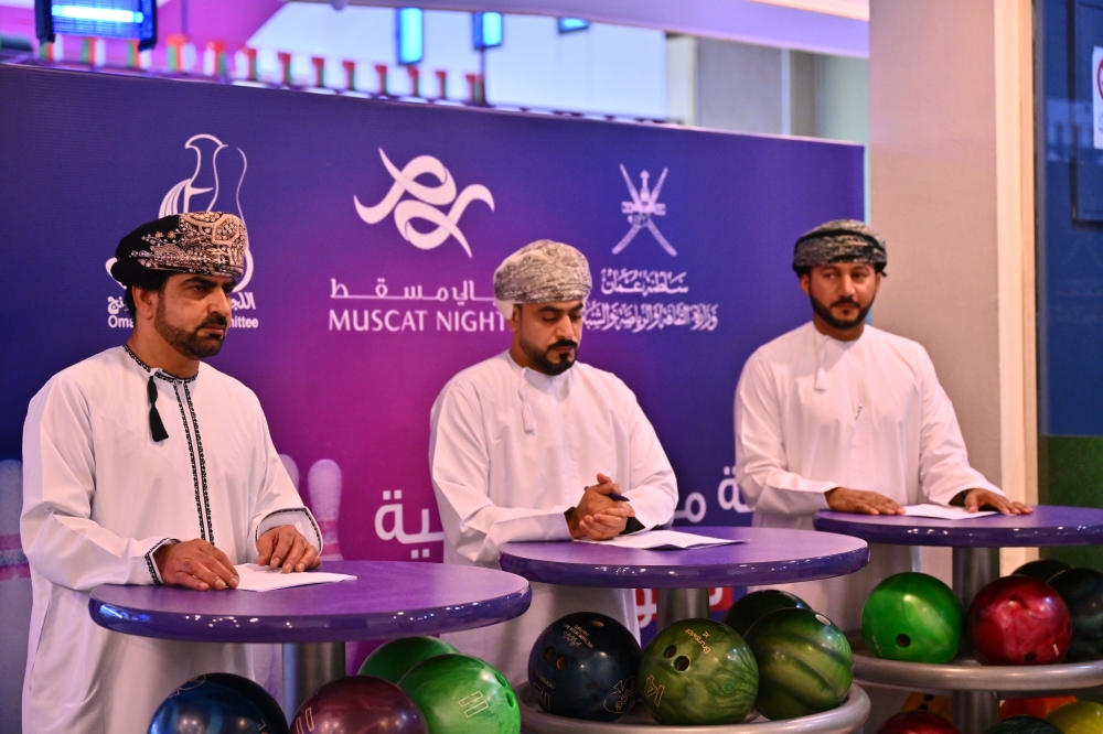 The organisers announce the details of Muscat International Bowling Tournament. -- Faisal al Balushi