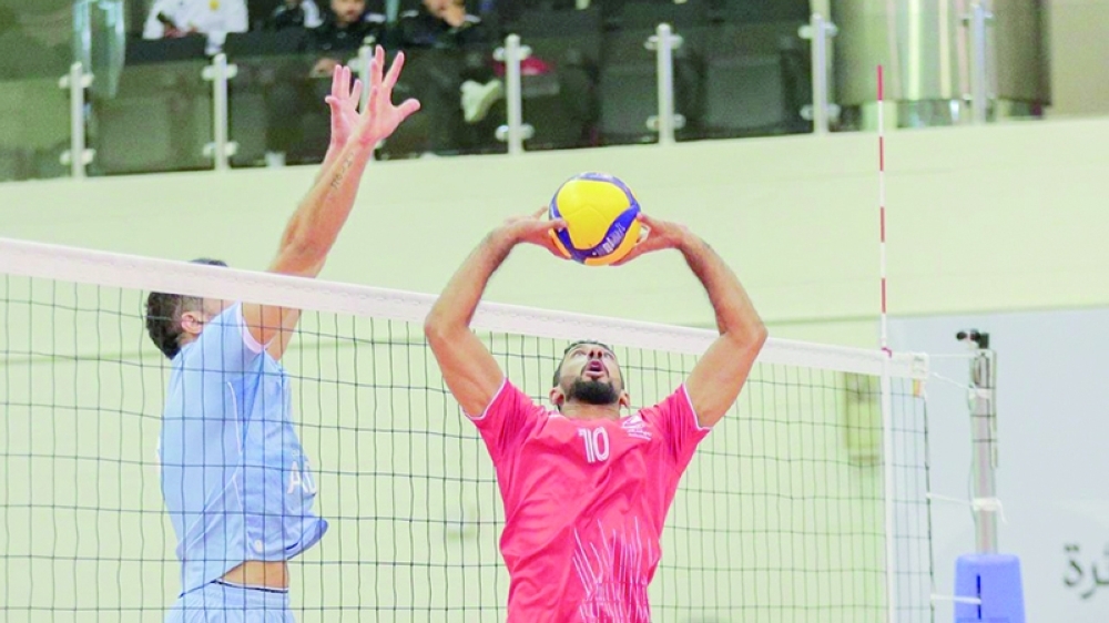 Oman’s Al Salam Club players in action against UAE's Baniyas Club.
