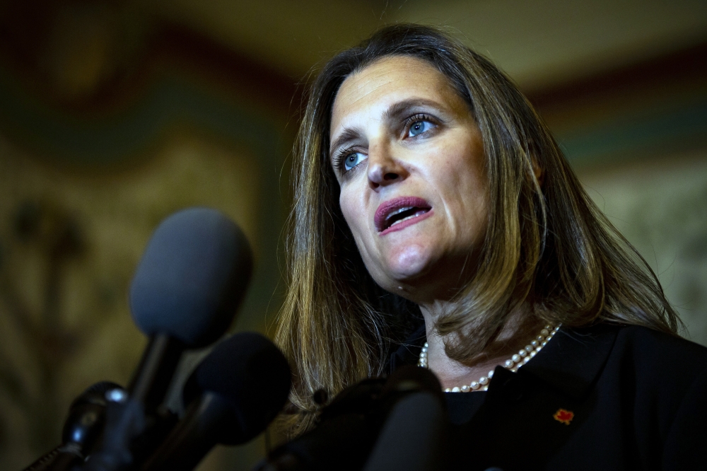 Chrystia Freeland, Canada's former deputy prime minister