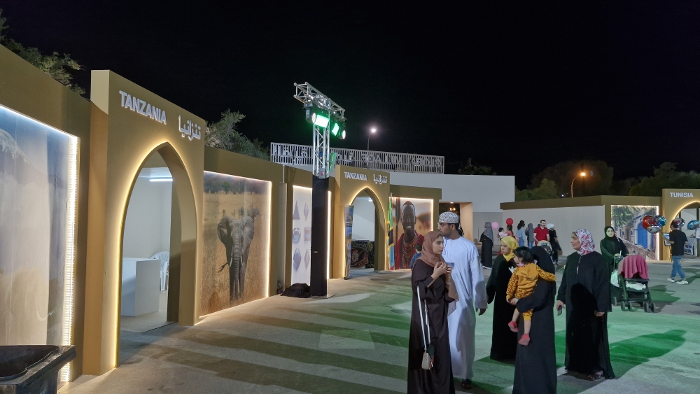  Visitors at the Global Village in Qurum Park explore a world of culture, food, and entertainment from around the globe