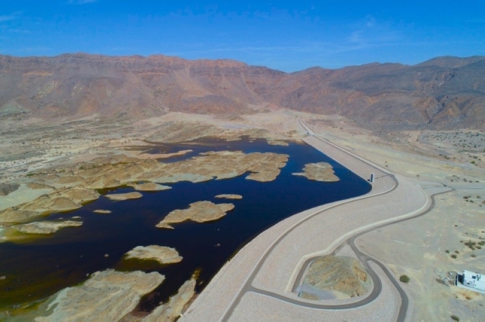 The Amerat flood-protection dam will join efforts to protect the region from natural hazards 
