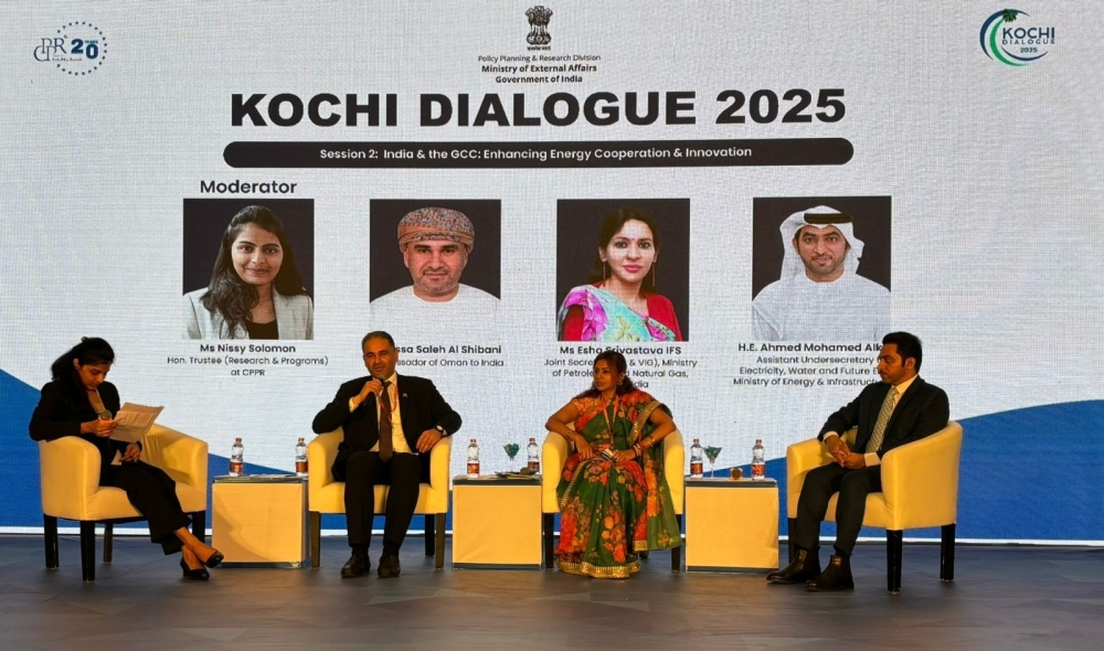 Kochi Dialogue 2025, a two-day international diplomacy dialogue brought together officials and leaders from India and the GCC