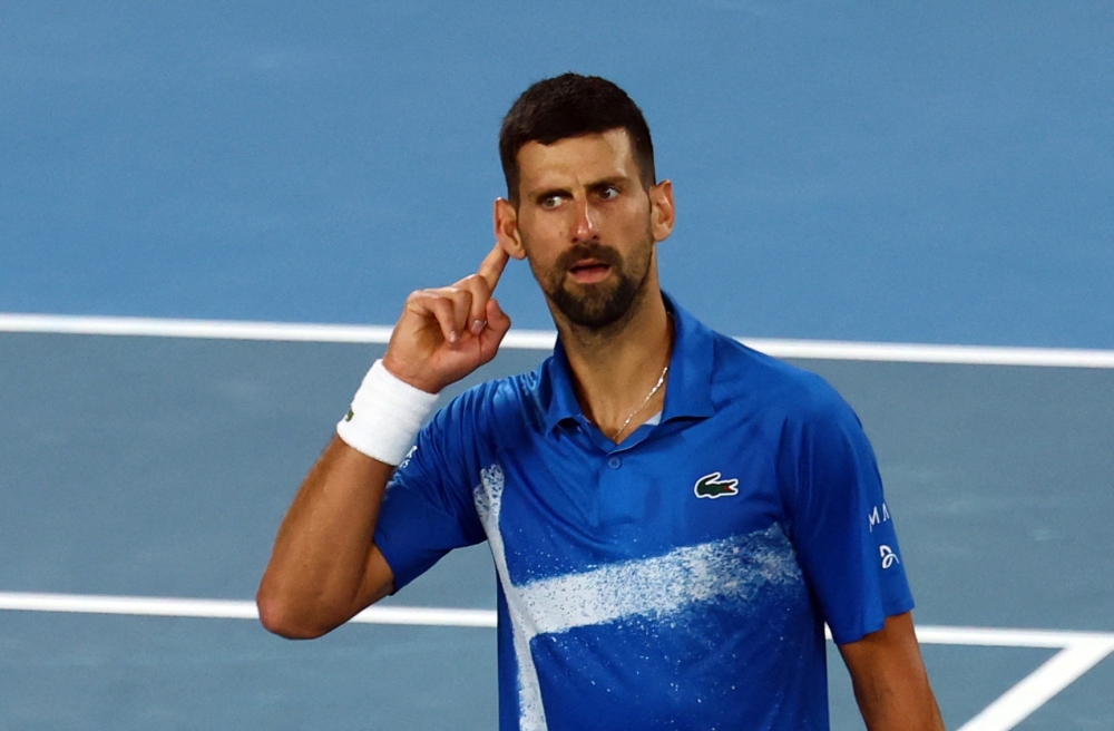 Serbia's Novak Djokovic 