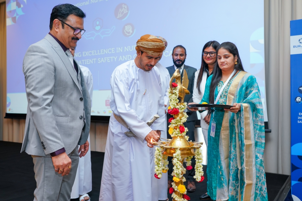 Dr Mohammed Al Farsi opened the conference and emphasised the significance of collaboration and innovation 
