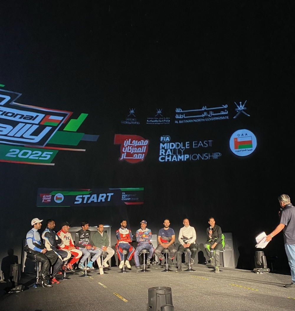 Oman International Rally pre-event press conference