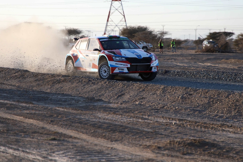 Abdullah Al-Rawahi in action at Sohar,