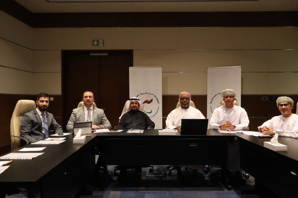 The meeting aimed to review Oman’s readiness to host the fifth West Asia Paralympic Games 