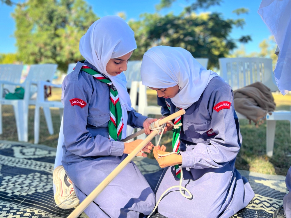 About 300 female leaders, guides from various governorates are attending the camp 