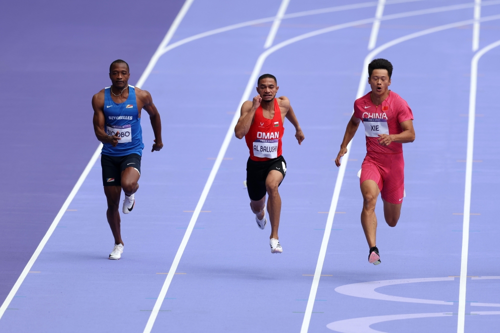 Oman’s Ali al Balushi clocked 6.60 seconds in 60m dash. 