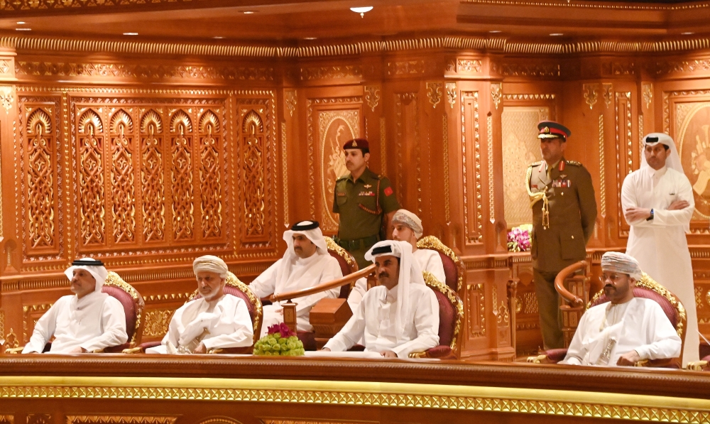 سمو امير دولة قطر يزور دار الاوبرا السلطانية ٢٩-١-٢٠٢٥٦