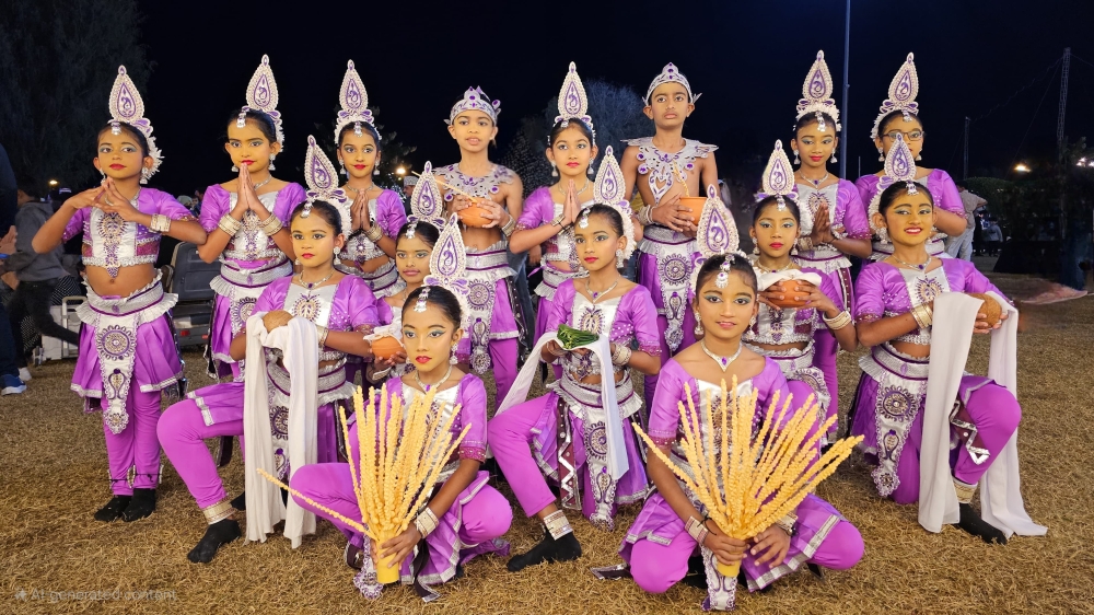 Children perform traditional Sri Lankan Kandyan Dance at Muscat Nights