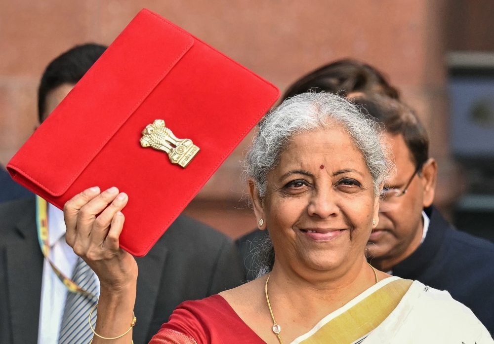 India's Finance Minister Nirmala Sitharaman 