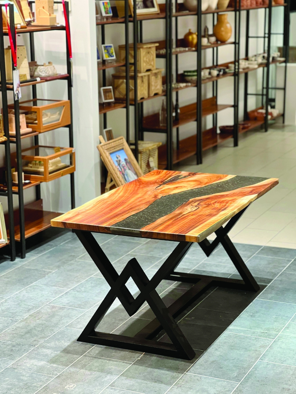 Omani artist repurposes leftover wood to craft unique items
