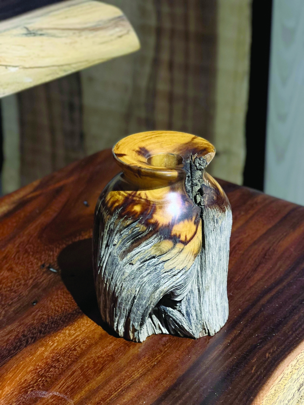 Omani artist repurposes leftover wood to craft unique items