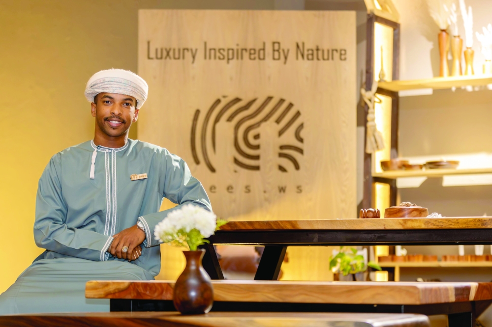 Omani artist repurposes leftover wood to craft unique items