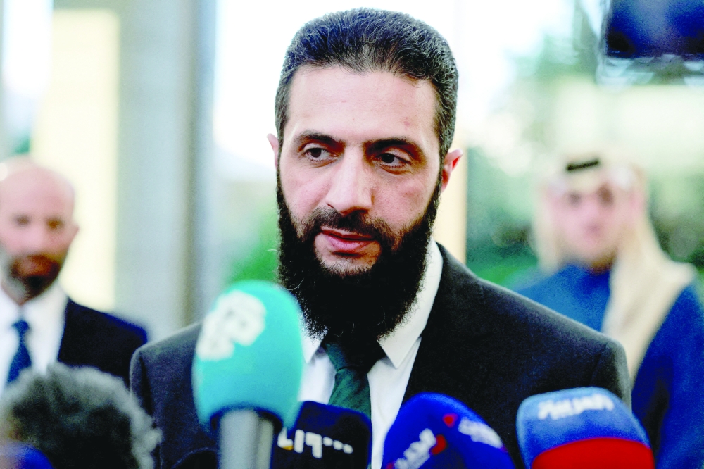 Syria's leader Ahmed al-Sharaa