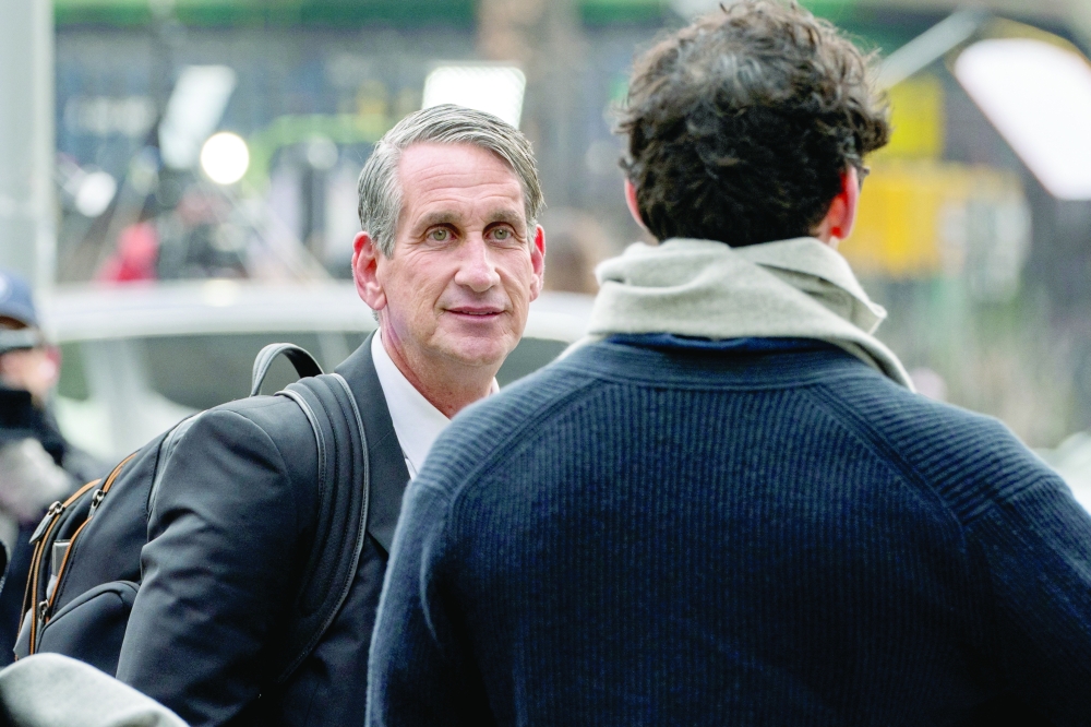 Justin Baldoni’s attorney Bryan Freedman arrives at United States District Court in Manhattan for a trial conference in New York City, U.S., February 3, 2025. REUTERS/David 'Dee' Delgado