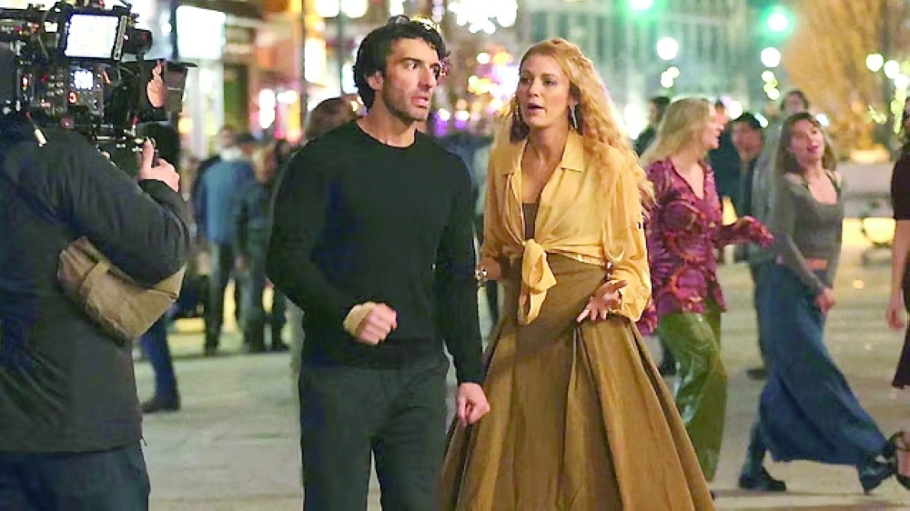 Justin Baldoni and Blake Lively 