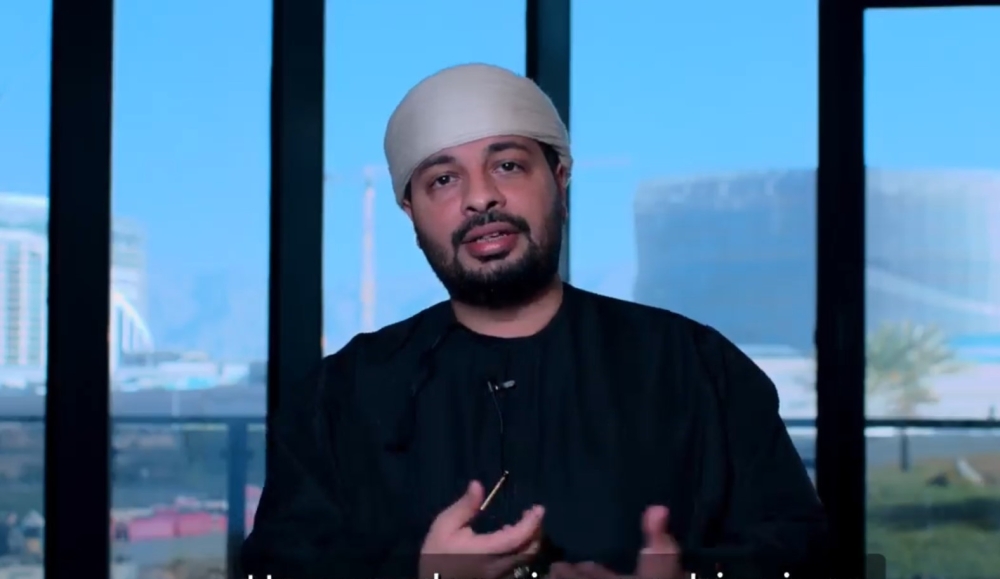 Haider Adnan al Zaabi, founder of Mays Motors, announcing the imminent launch of the first batch of EV cars.