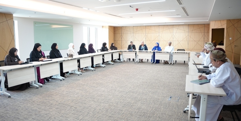 The meeting was chaired by Dr Jokha bint Abdullah al Shukailiyah, CEO of the OAAAQA.— ONA