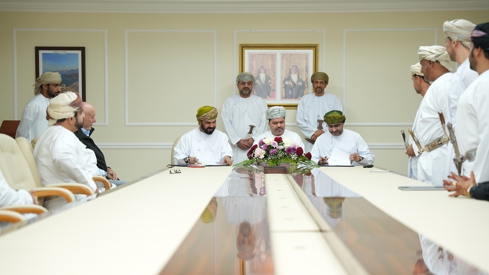 Sayyid Ibrahim Said Al Busaidi, Governor of Musandam, presided over the the signing ceremony of two agreements and two memorandums of cooperation