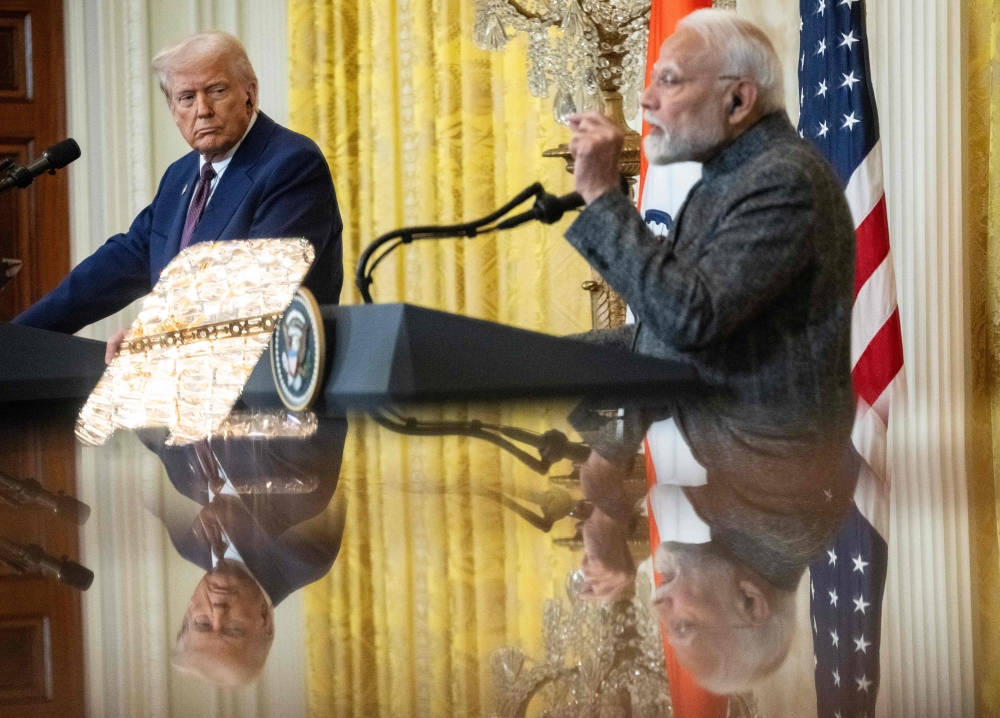 US President Donald Trump and Indian Prime Minister Narendra Modi