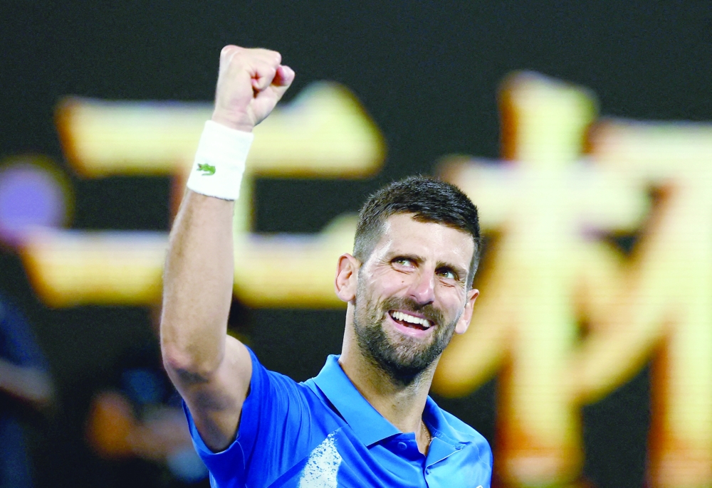 Serbia's Novak Djokovic