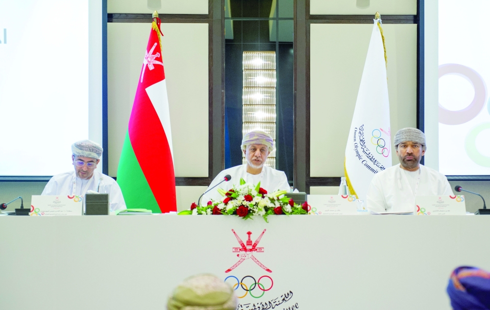 OOC president (C) Khalid al Zubair