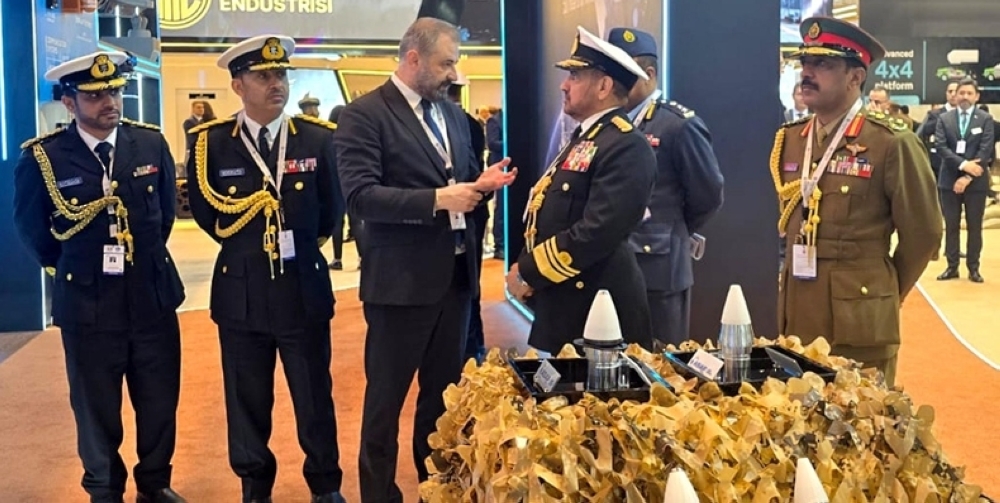 Lt Gen Abdullah bin Khamis Al Raisi at the International Defence Conference