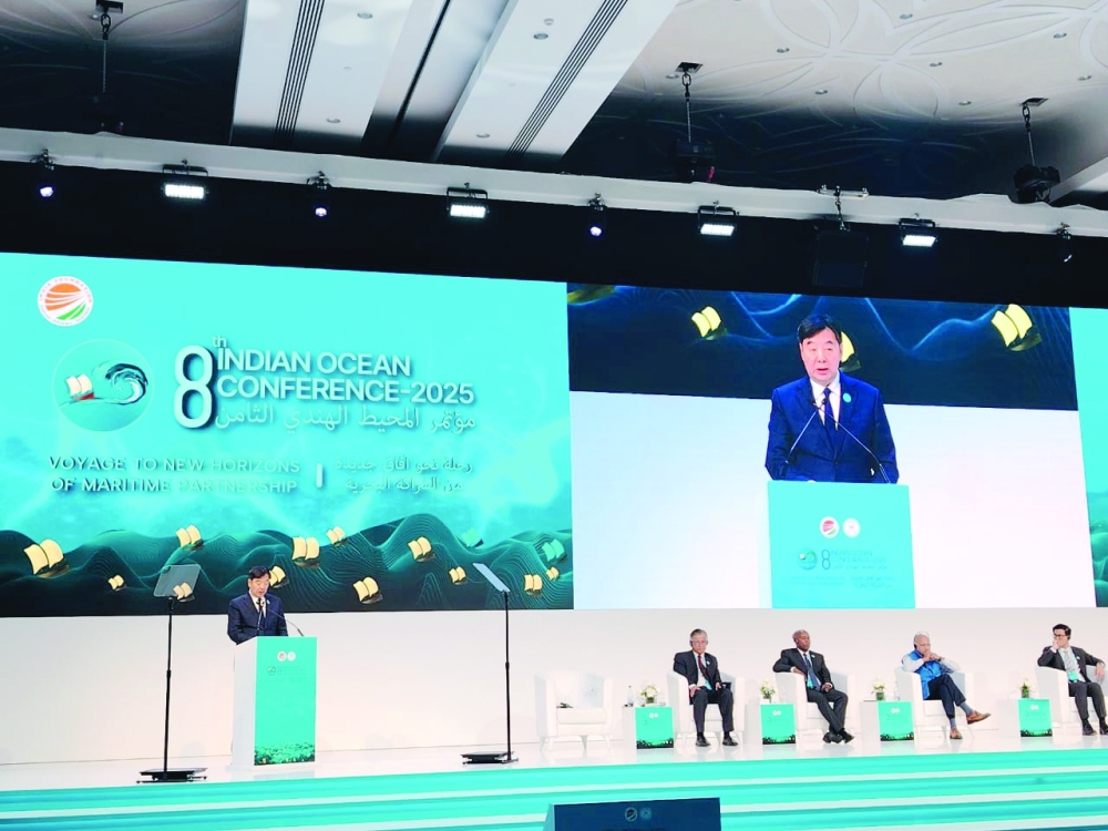 Zhai Jun said the 8th Indian Ocean Conference held in Oman is of great significance.