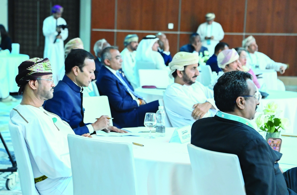 Dignitaries at the conference on Monday.