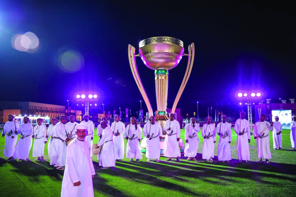 An entertainment zone has been set up in Ibra for the fans.