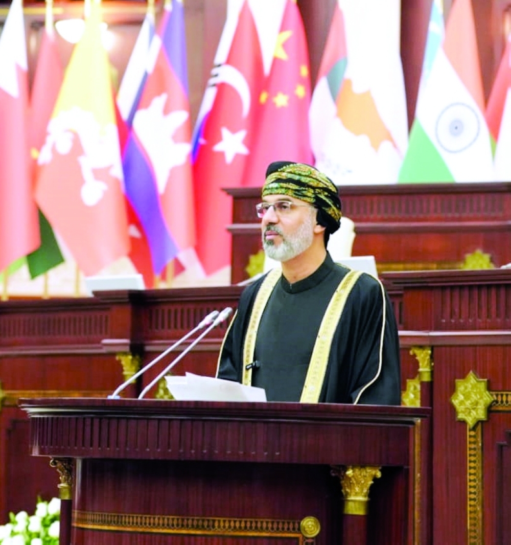 Khalid bin Hilal al Maawali stressed the importance of parliamentary diplomacy in enhancing multilateral cooperation.