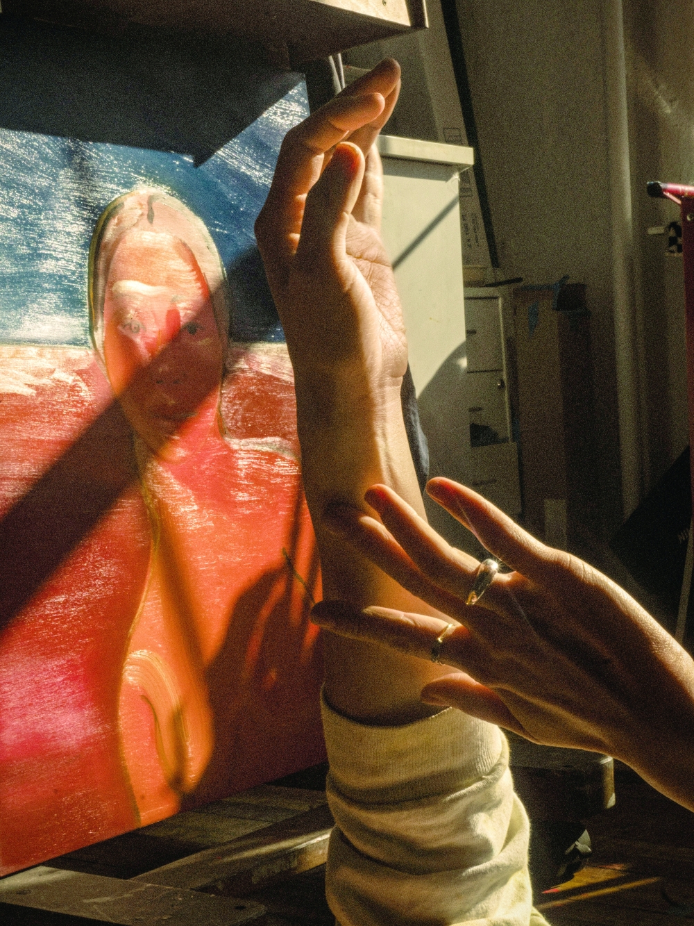 Visual artist Na Kim at her studio in New York on Wednesday, Jan. 22, 2025.