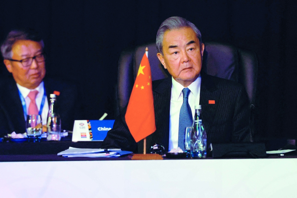 China's Foreign Minister Wang Yi  