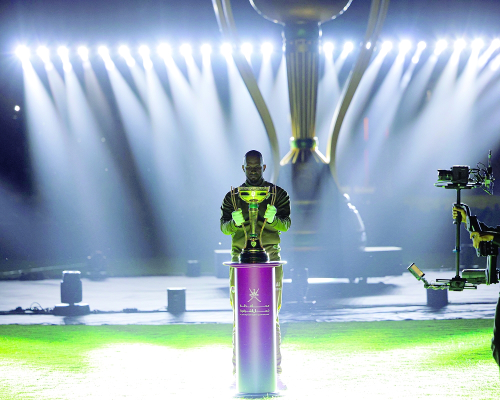 Fireworks, laser show light up Ibra Sports Complex