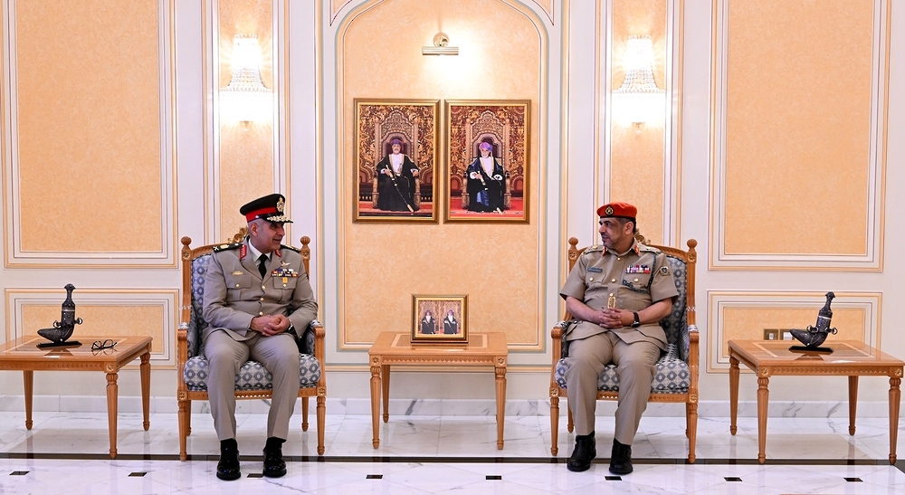 Maj Gen Hamid bin Ahmed Sakroon with Egyptian delegation