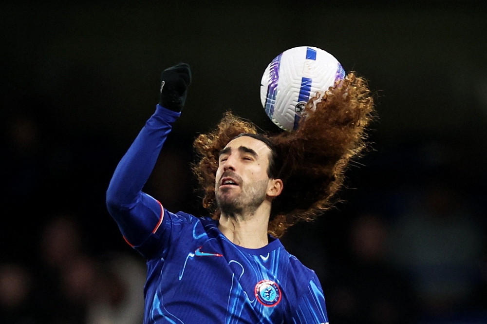 Chelsea's Marc in action. — Reuters