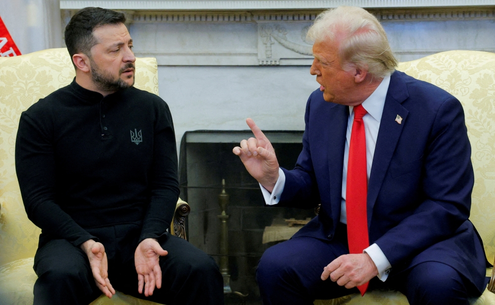 esident Donald Trump meets with Ukrainian President Volodymyr Zelenskiy