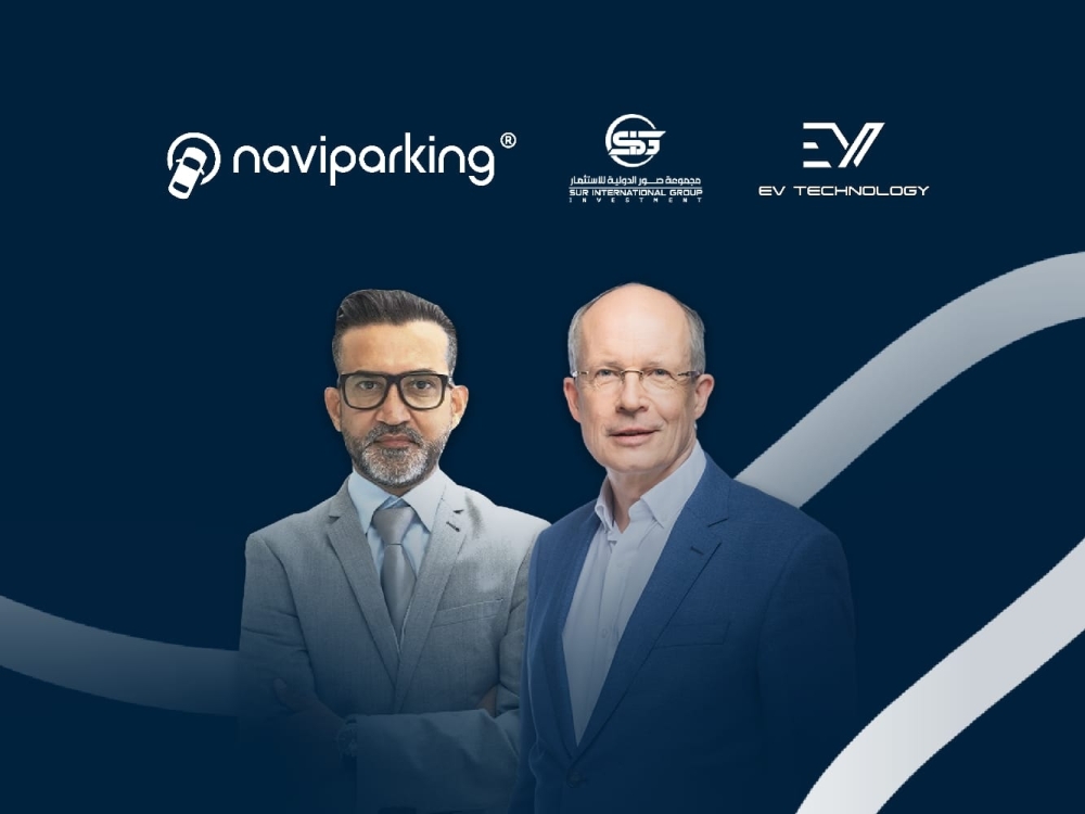 Adeel Irshad, Chief Operating Officer of EV Technology and Marek Stawinski, Founder and CEO of Naviparking.