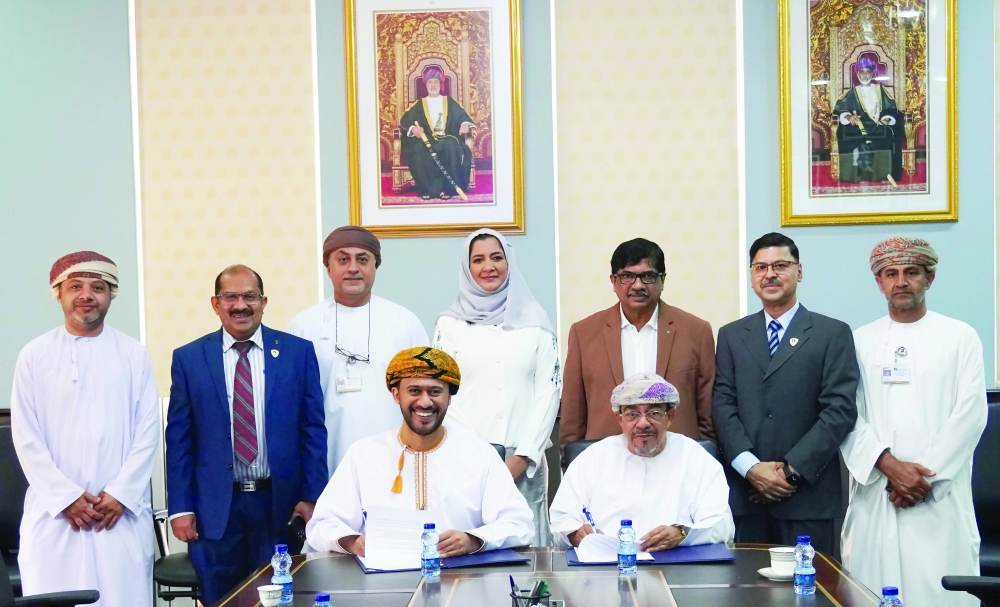 Dr Ali al Bimani and Tariq al Barwani formalised the strategic partnership