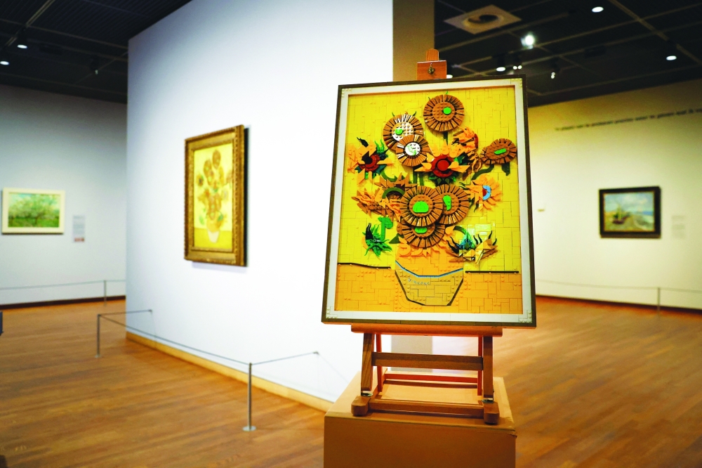Van Gogh Museum presents LEGO bricks version of Sunflowers