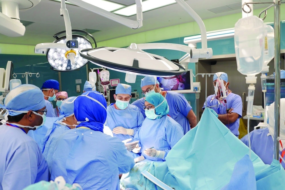 The surgical procedure went through several critical stages, beginning with a thorough assessment and multi-stage surgical preparation. - ONA